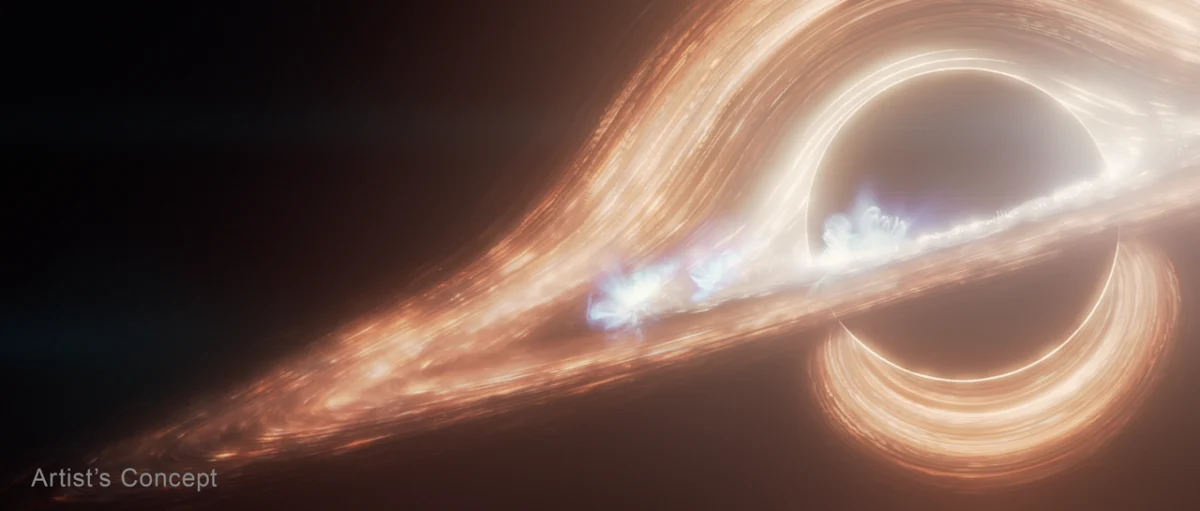 Artist’s concept of the accretion disk around Sagittarius A*