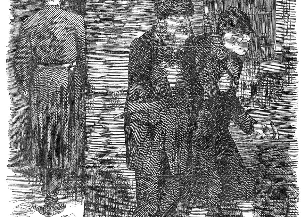 John Tenniel’s 1888 Punch cartoon about policing in Whitechapel